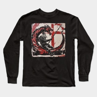 St George And The Dragon Long Sleeve T-Shirt